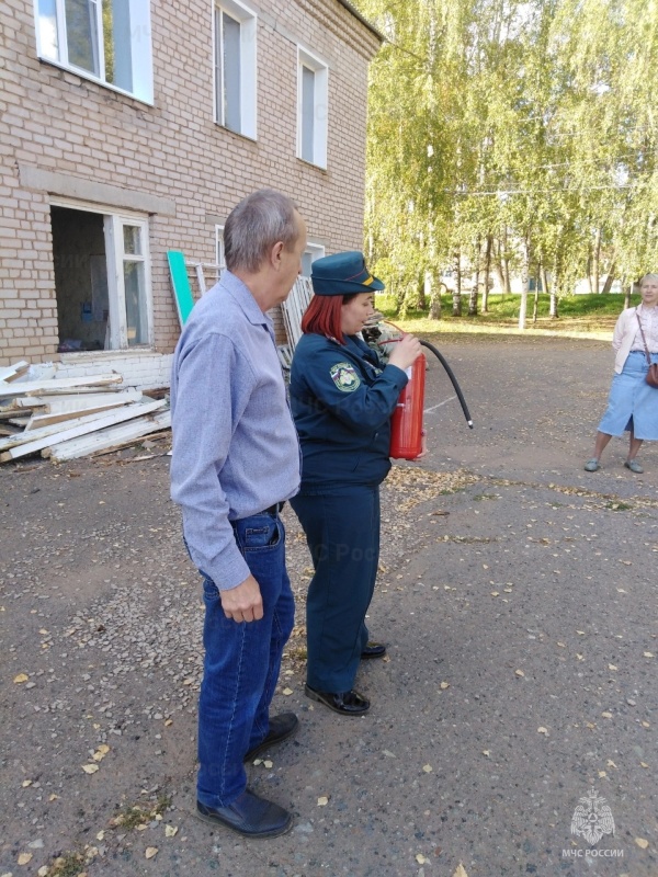 Пожарная безопасность - тема тренировки