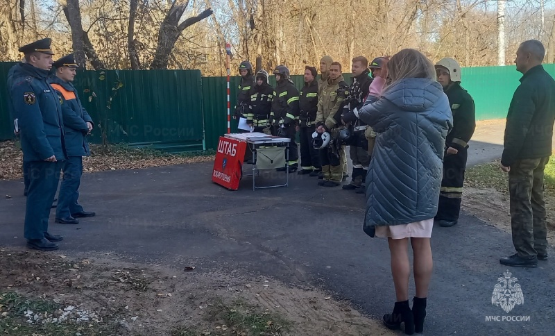 В детском саду Кирова прошли пожарно-тактические учения