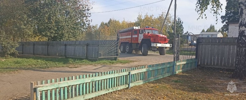 В Уржумском районе прошли очередные пожарно-тактические учения