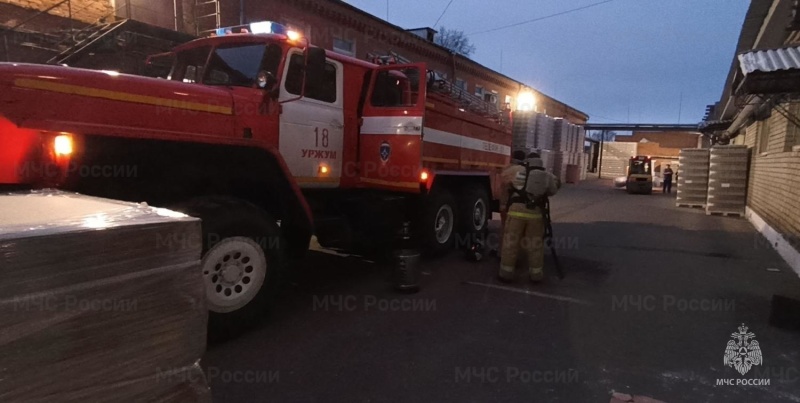 В Уржумском районе прoшли пожарно-тактические учения